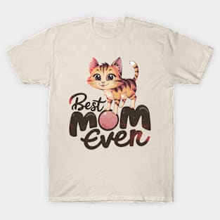 Best Mom Ever Kawaii Cats T-Shirt